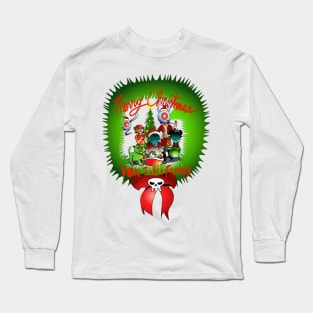 Von Tiki Christmas Long Sleeve T-Shirt